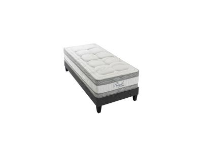 Ensemble royal 5* 90x200 cm matelas m&eacute;moire de forme + sommier bois mi-ferme