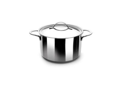 Ibili 605220 noah marmite avec couvercle inox 20 cm