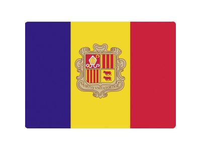 Informatique Tapis de souris drapeau Andorre