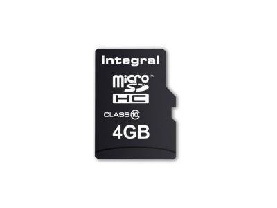 Integral UltimaPro - carte m&eacute;moire flash - 4 Go - microSDHC 