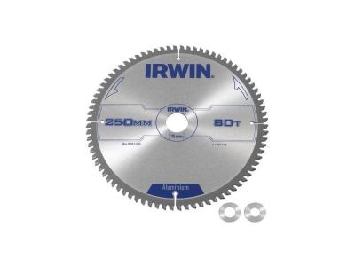 IRWIN Lame de scie circulaire aluminium 250x30x2,5 mm 80dents