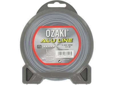 Fil nylon alu line OZAKI pour d&eacute;broussailleuse - &Oslash; 1,60mm - L 15m