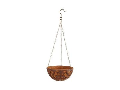 Jardin&egrave;re suspendue - Fonte - Panier de suspension avec chaines