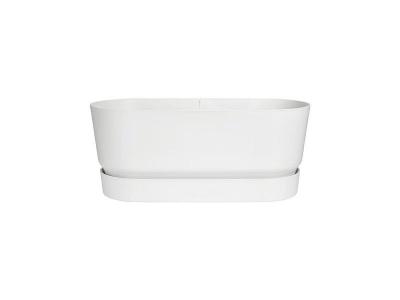 Jardini&egrave;re Elho Greenville terrasse 80 cm blanc
