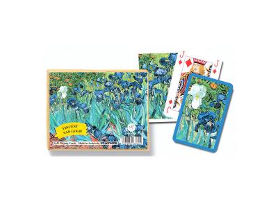Coffret de 2 jeux de cartes VAN GOGH IRIS PIATNIK Multicolore