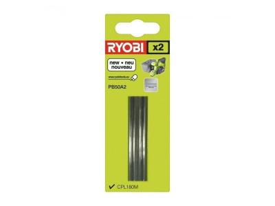 Jeu de fers carbure ryobi pb50a2 pour rabot 4892210120878
