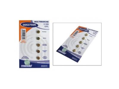 Jeu D'Injecteurs Butane Universel Diam. 6mm Pas Fin Pour Cuisiniere Divers Marques