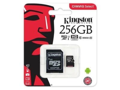Carte microSDXC Kingston Canvas Select - 256 Go