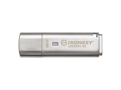 Kingston Ironkey Locker Iklp50 32gb Pendrive Argent&eacute;
