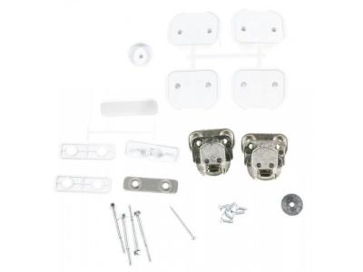 Kit charni&egrave;re fermeture volet pour Lave-linge Candy 43013964
