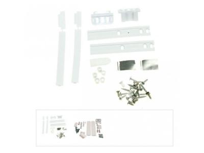 Kit de fixation porte frigo integrable + systeme glissiere pour refrigerateur - 7348549