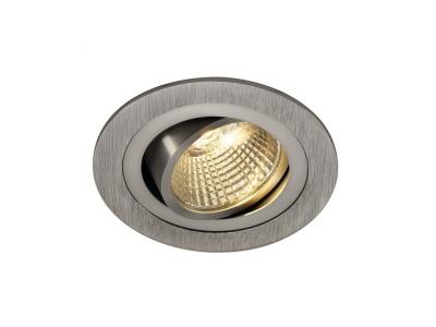 New tria 77 rond led alu bross&eacute; 9,1W 3000K 38d clips ressorts (113906)