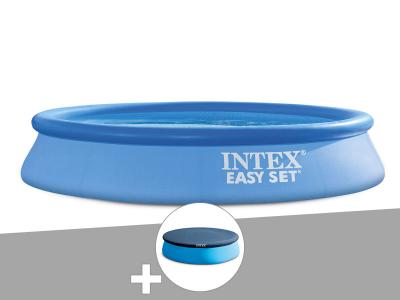 Piscine autoport&eacute;e easy set 3,05 x 0,61 m + b&acirc;che de protection