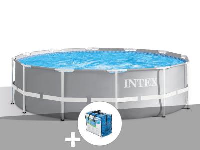 Pack piscine tubulaire Prism Frame ronde 3,66 x 0,99 m + B&acirc;che &agrave; bulles