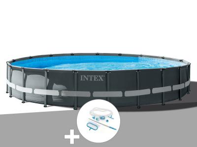 Pack piscine tubulaire Ultra XTR Frame ronde 7,32 x 1,32 m + Kit d'entretien