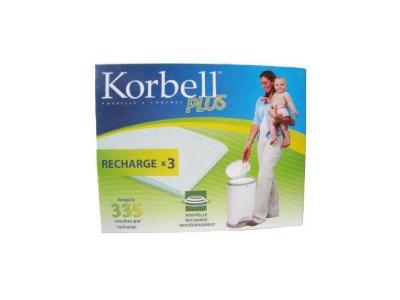 KORBELL Plus Pack de 3 Recharges 26L