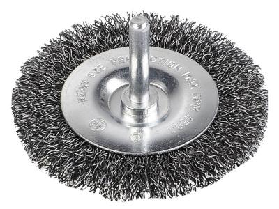 Brosse soucoupe acier ondul&eacute; Kreator &Oslash; 75 mm
