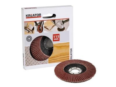 Kreator - Disque &Agrave; Lamelle Corindon - Grain 120 - &Oslash; 115 Mm