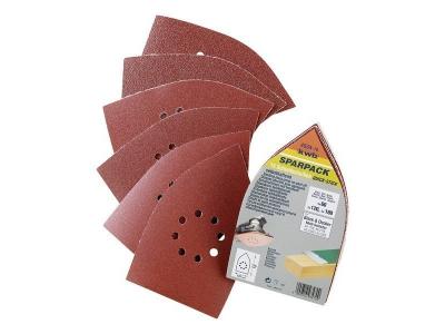 KWB - 12 patins abrasifs bois et m&eacute;taux ponceuse B&D