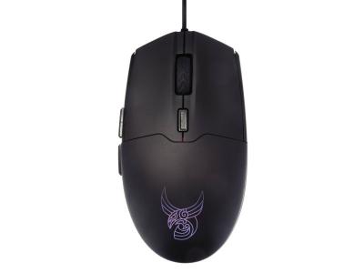 L33T Gaming - Souris gaming filaire HOFUD - r&eacute;tro&eacute;clair&eacute;e - 3200 DPI - Noir 