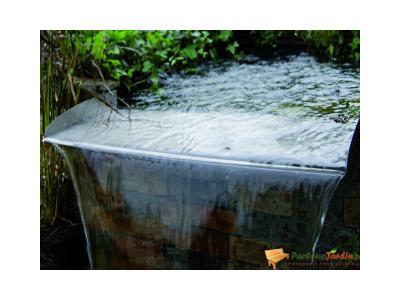Lame de cascade Brisbane 60 cm Inox pour &eacute;tang de jardin Ubbink - N/A