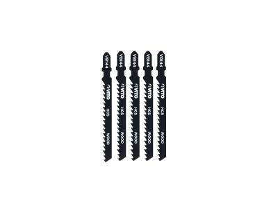 Lot de 5 Lames pour scie sauteuse Special BOIS 100mm VITO Coupe 5 &agrave; 50mm Embo&icirc;tement Bosch VB144.