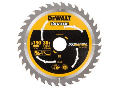 DT99563-QZ - Disco de Sierra xr extreme runtime 190mm x 30mm 36D - Dewalt