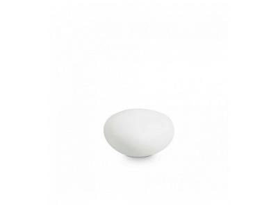 IDEAL LUX Eclairage ext&eacute;rieur d&eacute;coratif Sasso galet blanc 25 x 18 cm