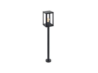 Lampadaire lanterne ext&eacute;rieur Alamonte 1 H101,5 cm IP44 - Noir