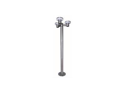 Lampadaire solaire TIMEO hauteur 199 cm 3 lampes avec t&eacute;l&eacute;commande