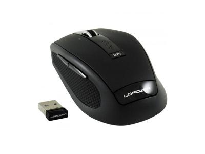 LC Power m800BW - souris - 2.4 GHz - noir anthracite