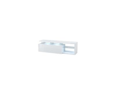 Meuble TV LED L.150 cm LEAD Blanc