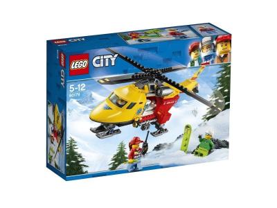 LEGO City 60179 L'h&eacute;licopt&egrave;re ambulance 