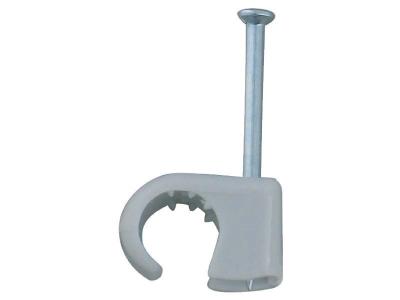 Cavaliers Multifix x 100 - souples - pour c&acirc;ble diam&egrave;tre14-20mm - gris
