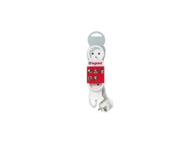 Rallonge Multiprise LEGRAND Standard 3X2P+T Cordon 1,5 M