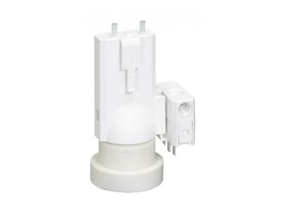 Fiche DCL et douille &eacute;lectrique e27 vis plastique blanc LEGRAND