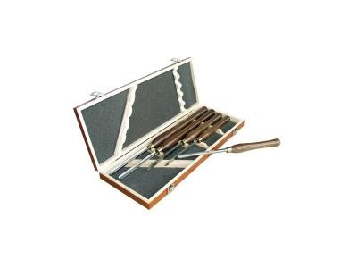 Leman - Coffret bois 5 outils de tournage acier - 870.500.05