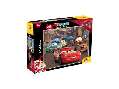 LISCIANI GIOCHI Disney Puzzle double face Maxi Floor 108 Cars 3 Racer