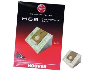Lot de 5 sacs h69 aspirateur 35601053 hoover