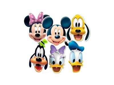Lot de 6 Masques Mickey et ses amis Disney 