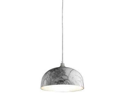 Suspension LED, Contemporain, M&eacute;tal, Effet Marbre, 40W, 30cm x 128.5cm