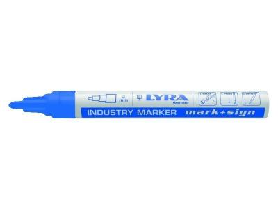 Marqueur peinture bleu laqu&eacute;e pointe 2-4mm - LYRA - L4040051