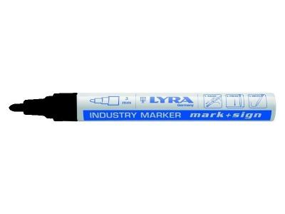 Marqueur peinture laqu&eacute;e noir - 1 pi&egrave;ce - 4040099 - Lyra