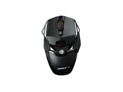 Mad Catz R.A.T.1+ - Souris - droitiers et gauchers - optique - 4 boutons - filaire - USB - noir 