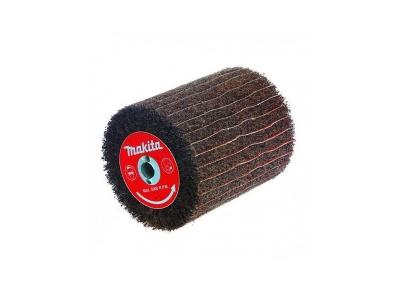 Makita - Brosse texture abrasive et lamelles papier abrasif - Grain : 120