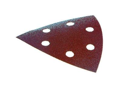 Makita - Feuilles abrasives Triangle 94 mm et 6 trous d'aspiration - Grain : 180