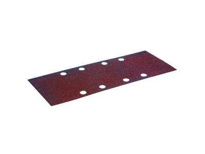 Makita - Feuilles rectangulaires abrasives 93x230 mm - 4 + 4 trous - Grain : 100
