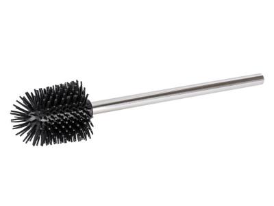 Brosse WC en silicone avec manche en m&eacute;tal &Oslash; 75mm