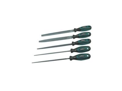 Br&uuml;der Mannesmann Ensemble de limes de m&eacute;canicien Cinq pi&egrave;ces 200 mm