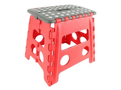 Marche pieds compact et pliable - Bicolore Rouge